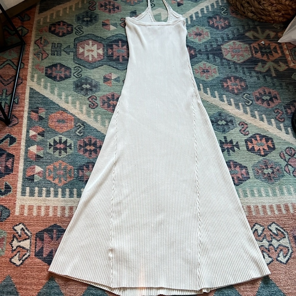 Moon River Ribbed Halter Dress - Picture 6 of 10